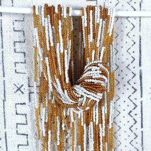 "Lavish" Adjustable African Waist Beads (Style# 05)